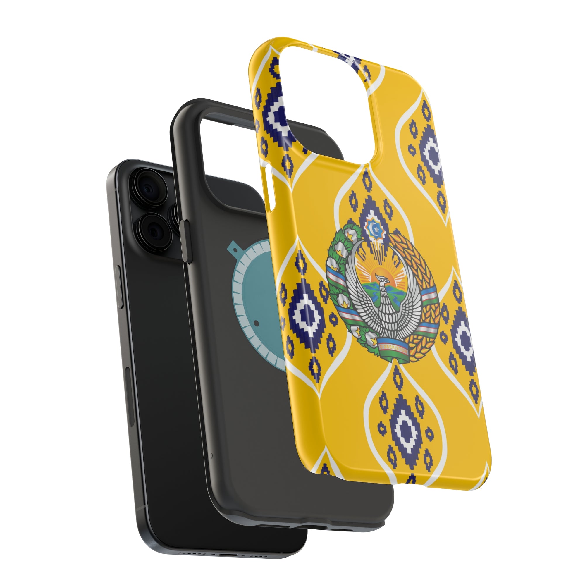 Yellow National Emblem MagSafe Tough Cases