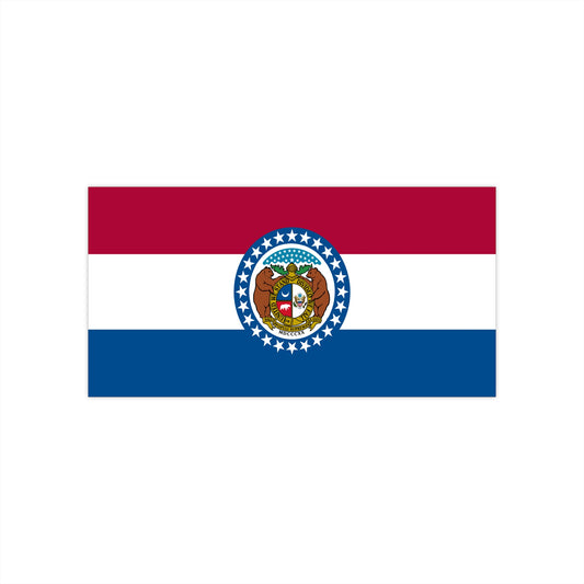 Missouri Flag Bumper Stickers