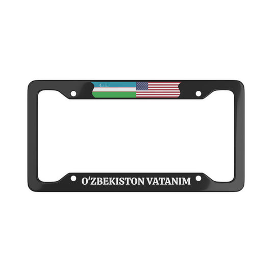 O'ZBEKISTON VATANIM License Plate Frame
