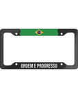 Ordem E Progresso Brazil Car Plate Frame