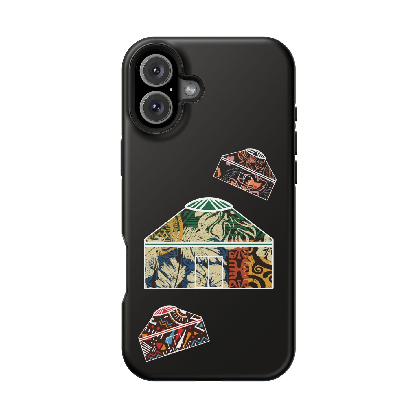 Colorful Yurts Phone Case