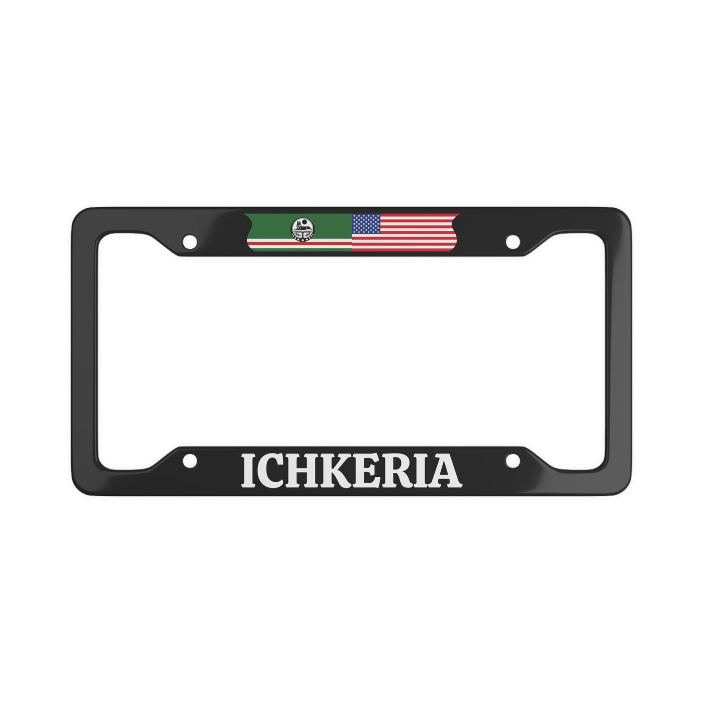 Ichkeria Chechen USA License Plate Frame