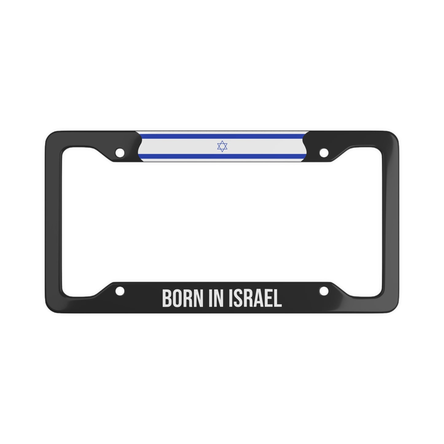 Born in Israel License Plate Frame