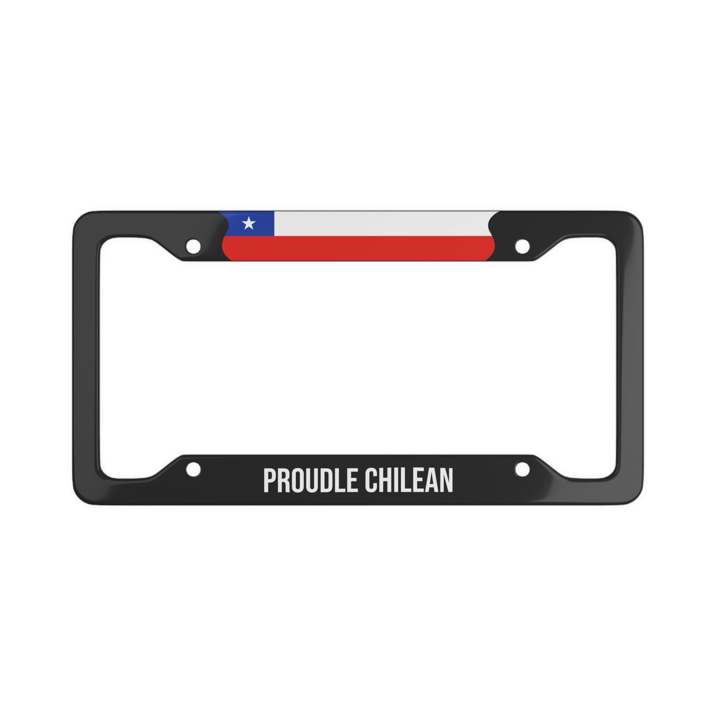 Proudly Chilean Premium License Plate Frame