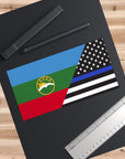Karachay-Cherkessia Law Enforcement Appreciation Flag Bumper Sticker