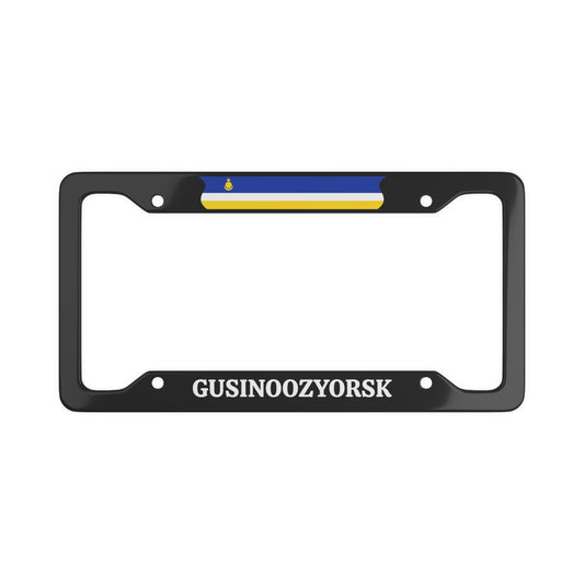 Gusinoozyorsk Flag License Plate Frame