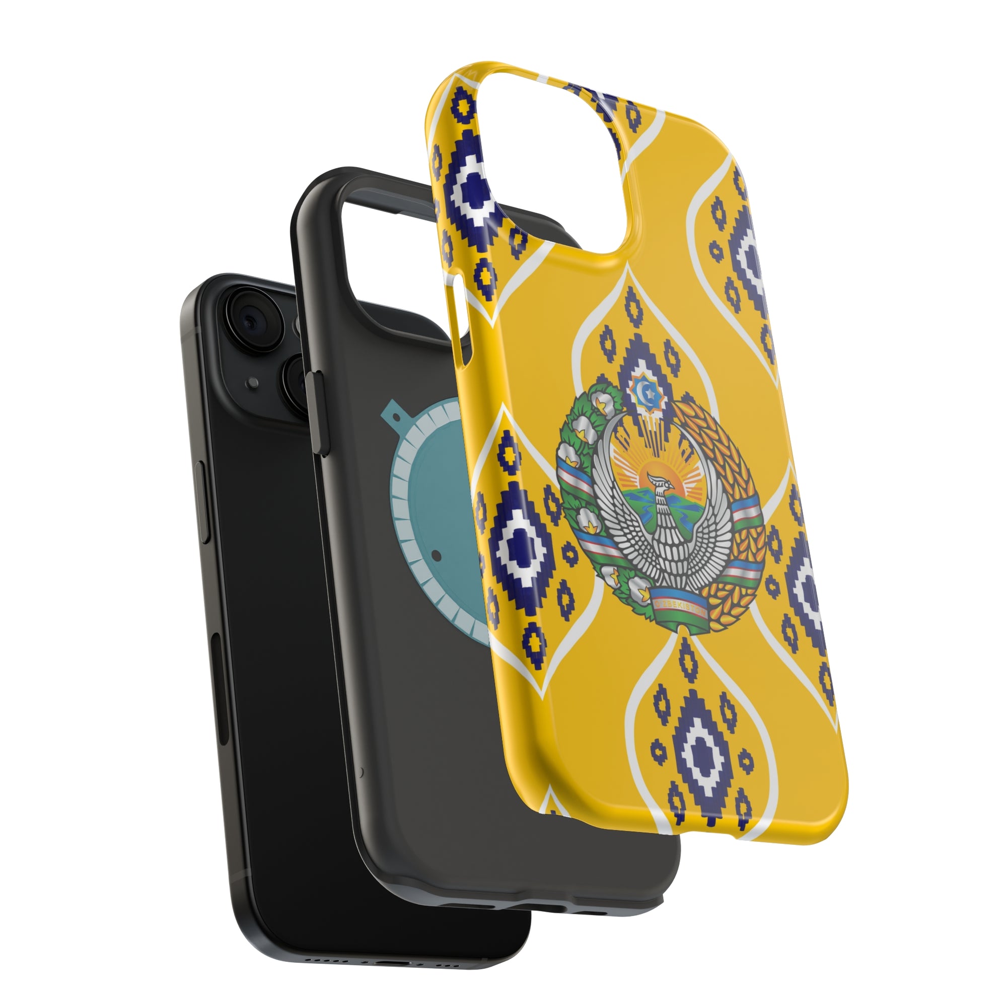 Yellow National Emblem MagSafe Tough Cases