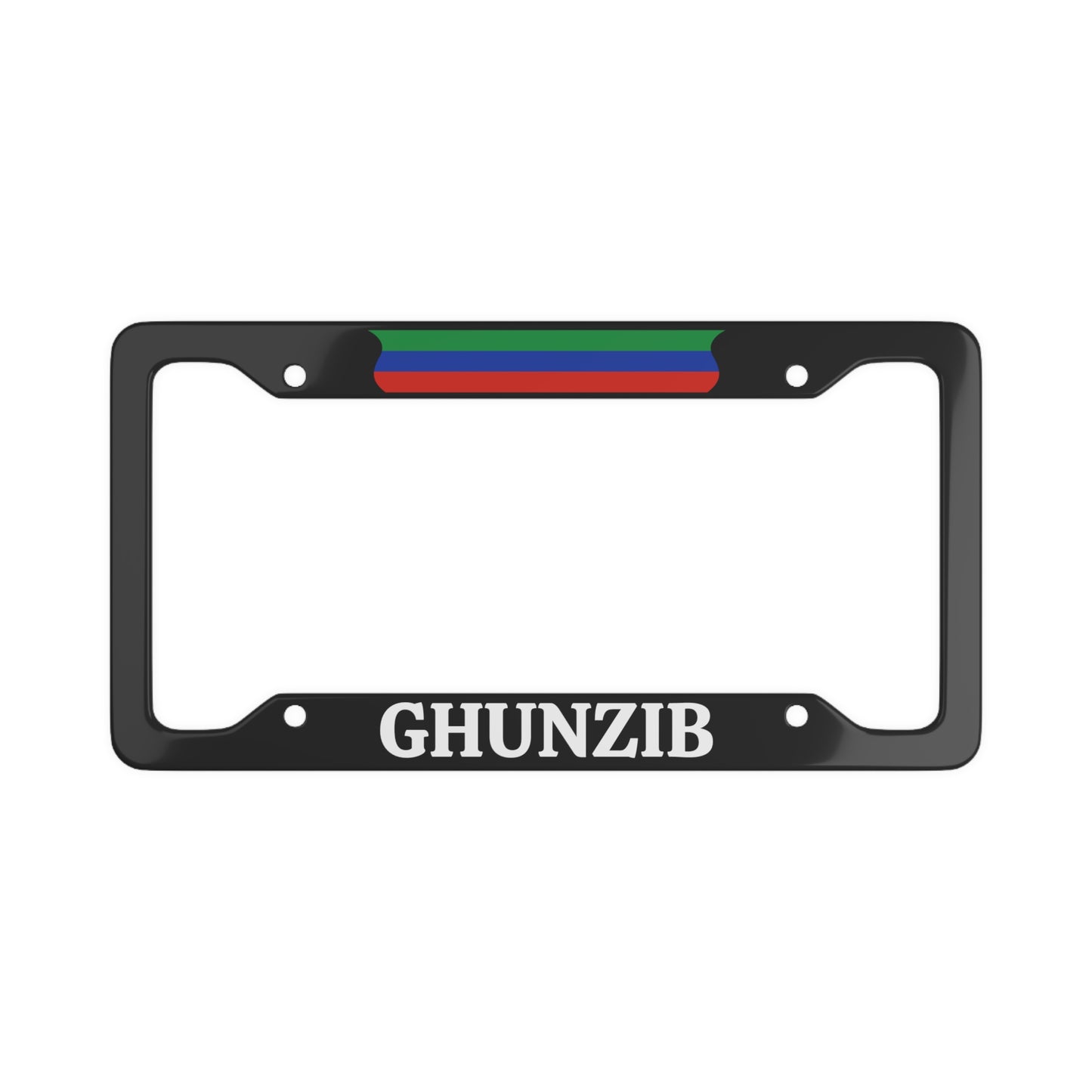 Ghunzib License Plate Frame