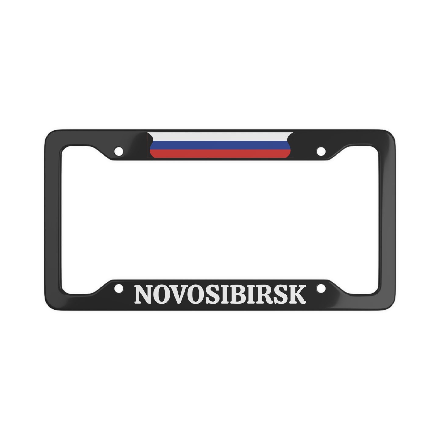 Novosibirsk Flag RUS License Plate Frame