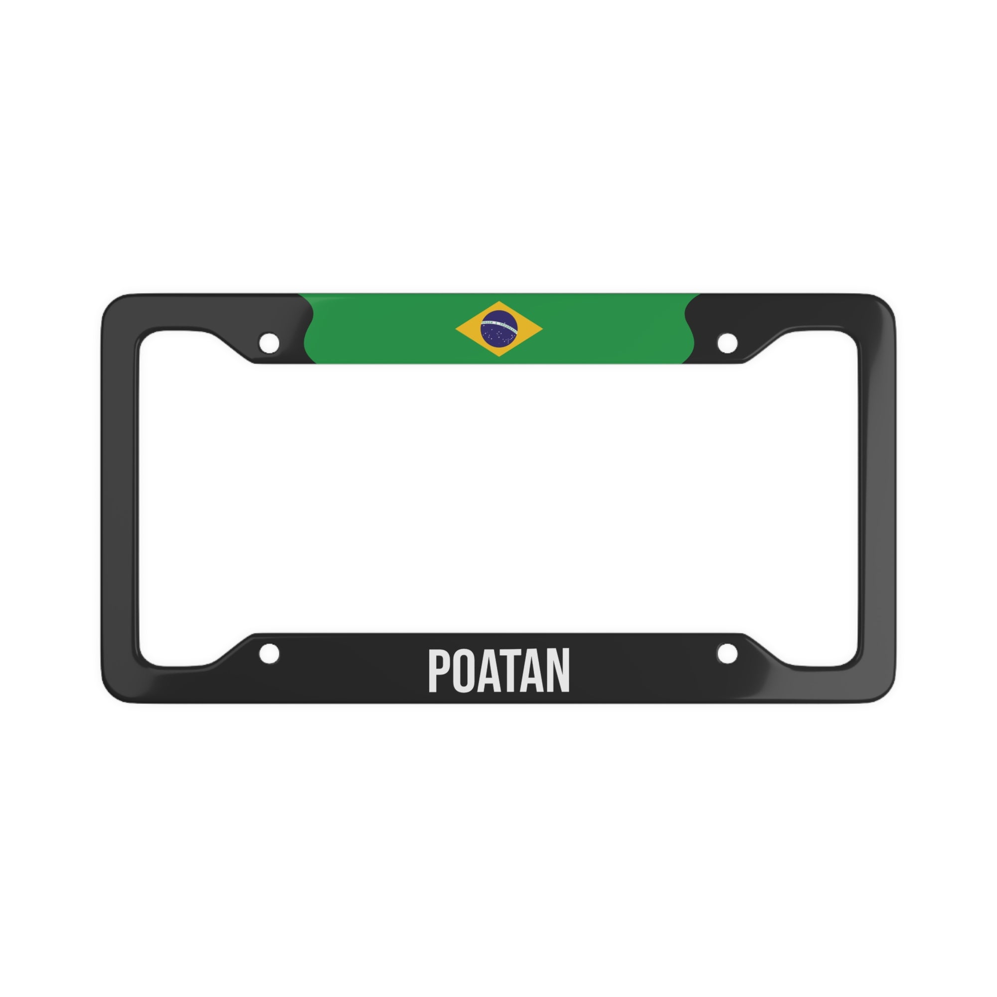 Poatan Brazil Car Plate Frame