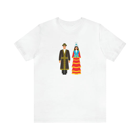 Traditional Couple KZ Unisex Jersey Short Sleeve Tee