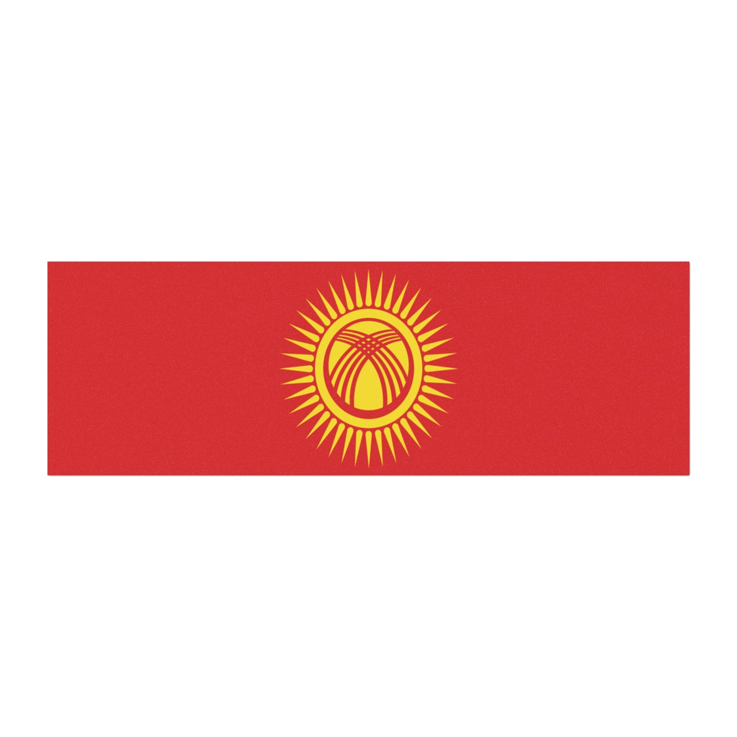 New Kyrgyzstan Flag Car Magnet