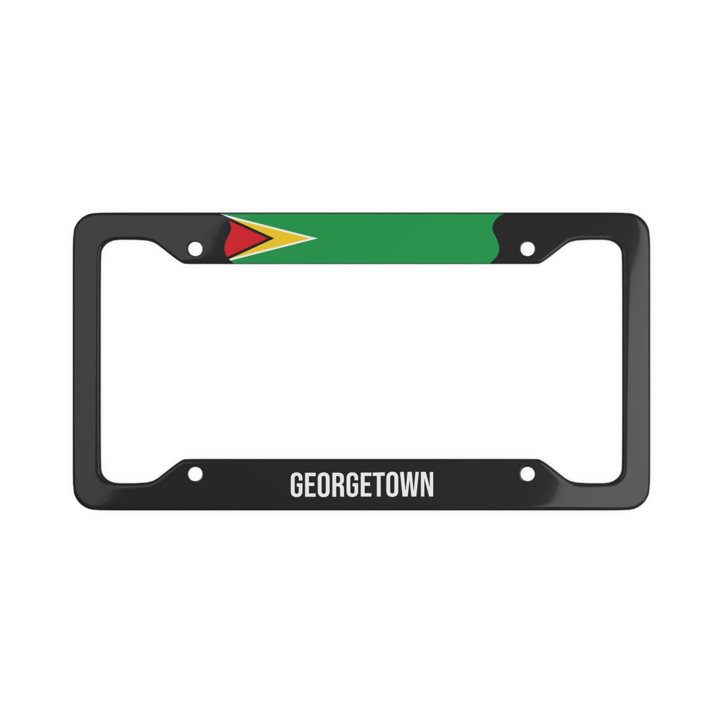 Georgetown Guyana Premium License Plate Frame