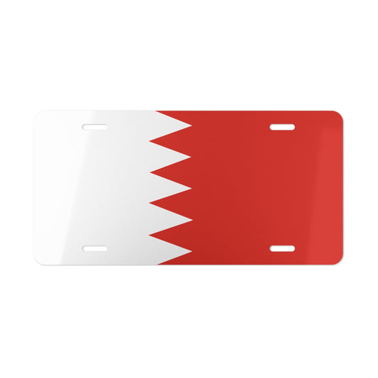 Bahrain Flag Vanity Plate