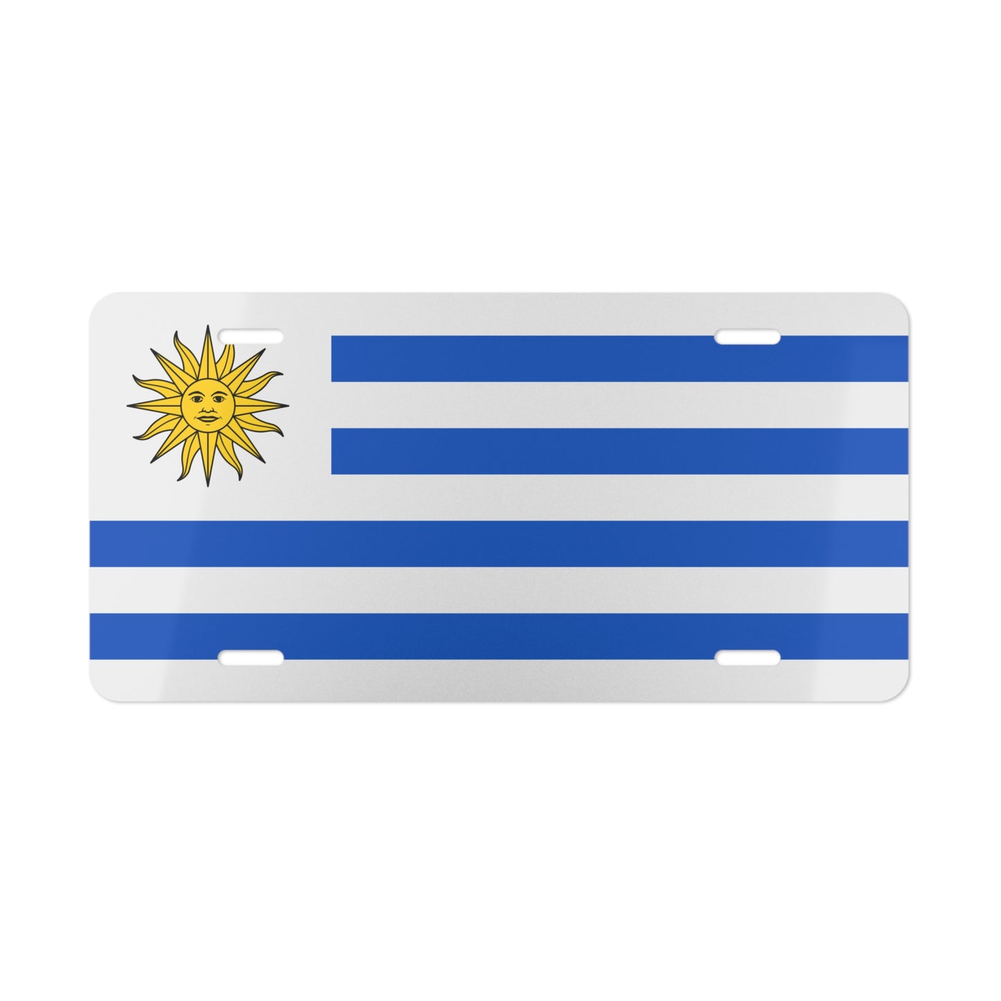 Uruguay Flag Vanity Plate