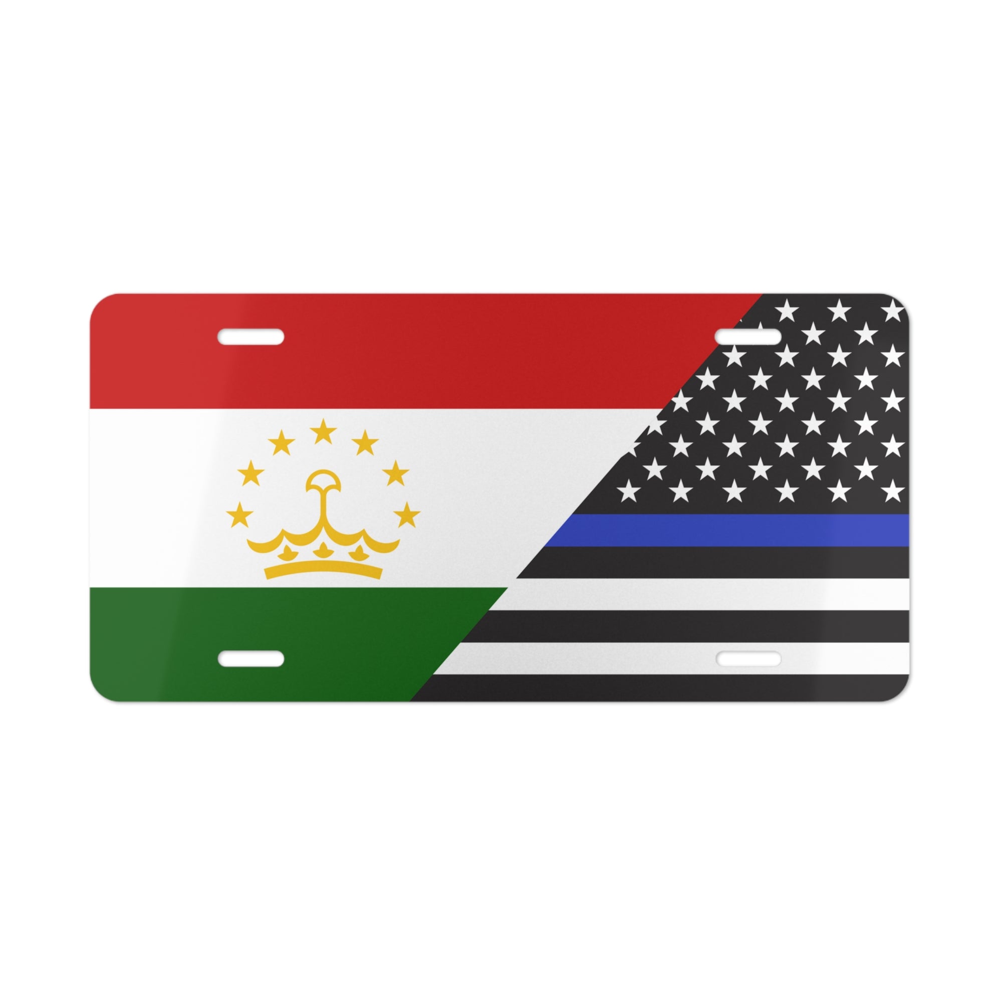TJK/Law Enforcement Flag Vanity Plate