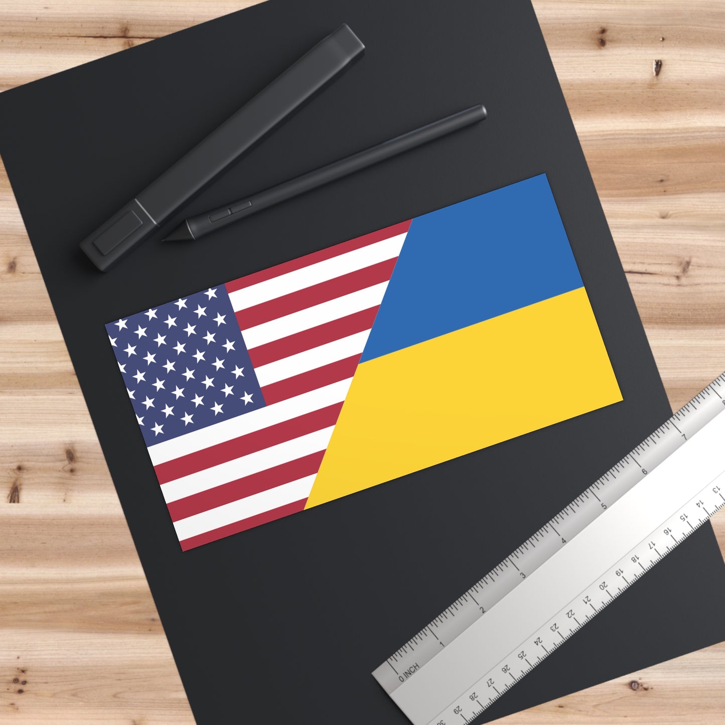 USA supports Ukraine Bumper Stickers