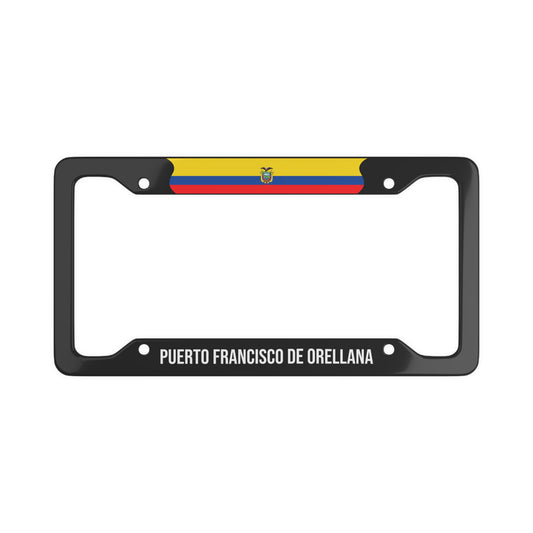 Puerto Francisco de Orellana Ecuador Car Plate Frame