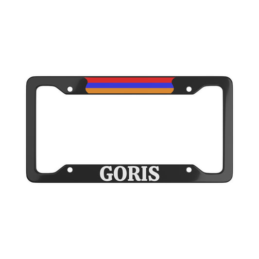 GORIS Armenia with flag License Plate Frame
