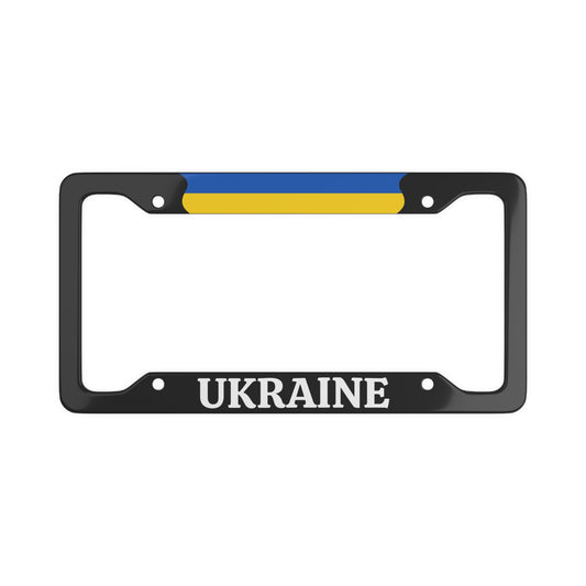 UKRAINE single flag License Plate Frame