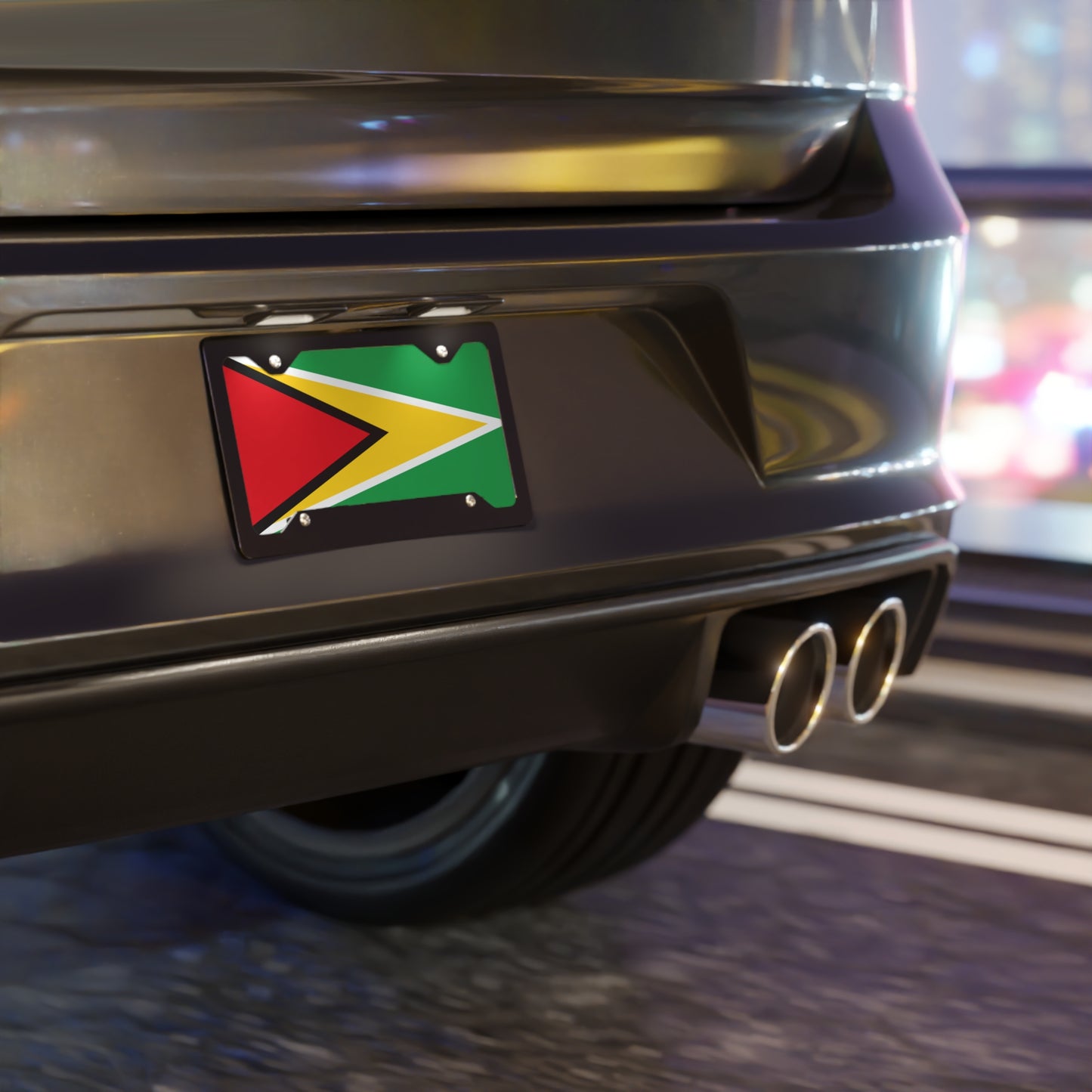 Guyana Flag Vanity Plate