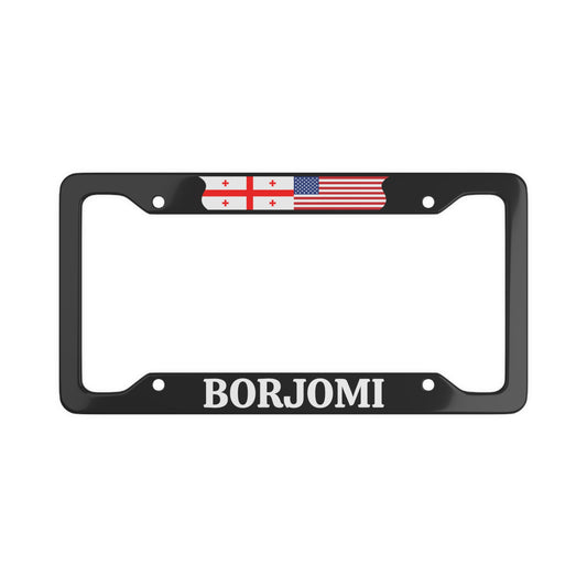 BORJOMI Georgia with flag License Plate Frame