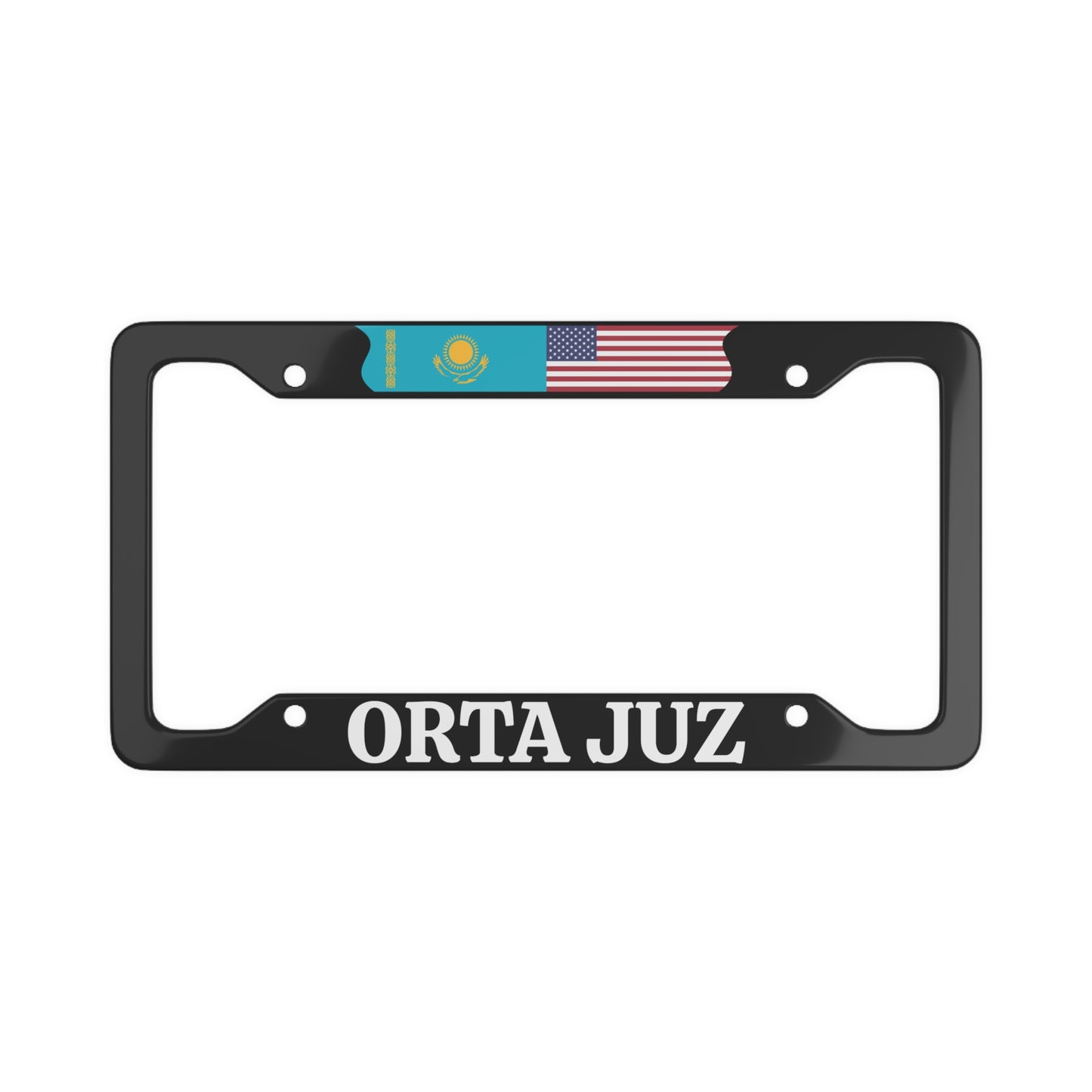 ORTA JUZ with flag License Plate Frame