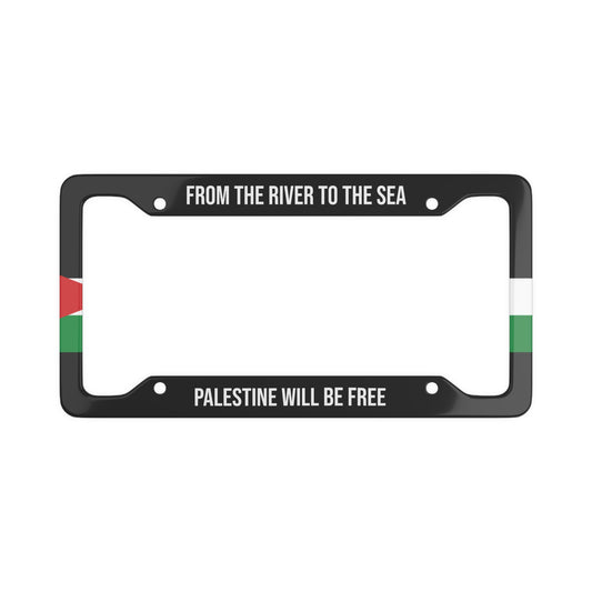 From the River to the Sea Palestine will be free Premium License Plate Frame