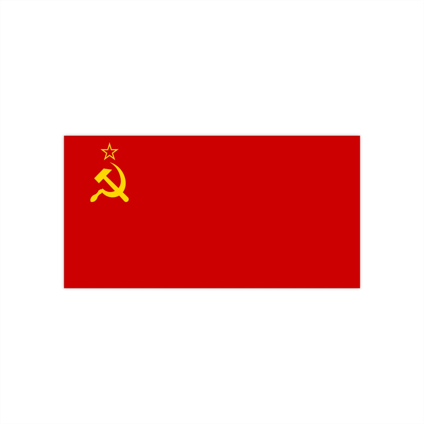 USSR /СССР Flag Bumper Stickers