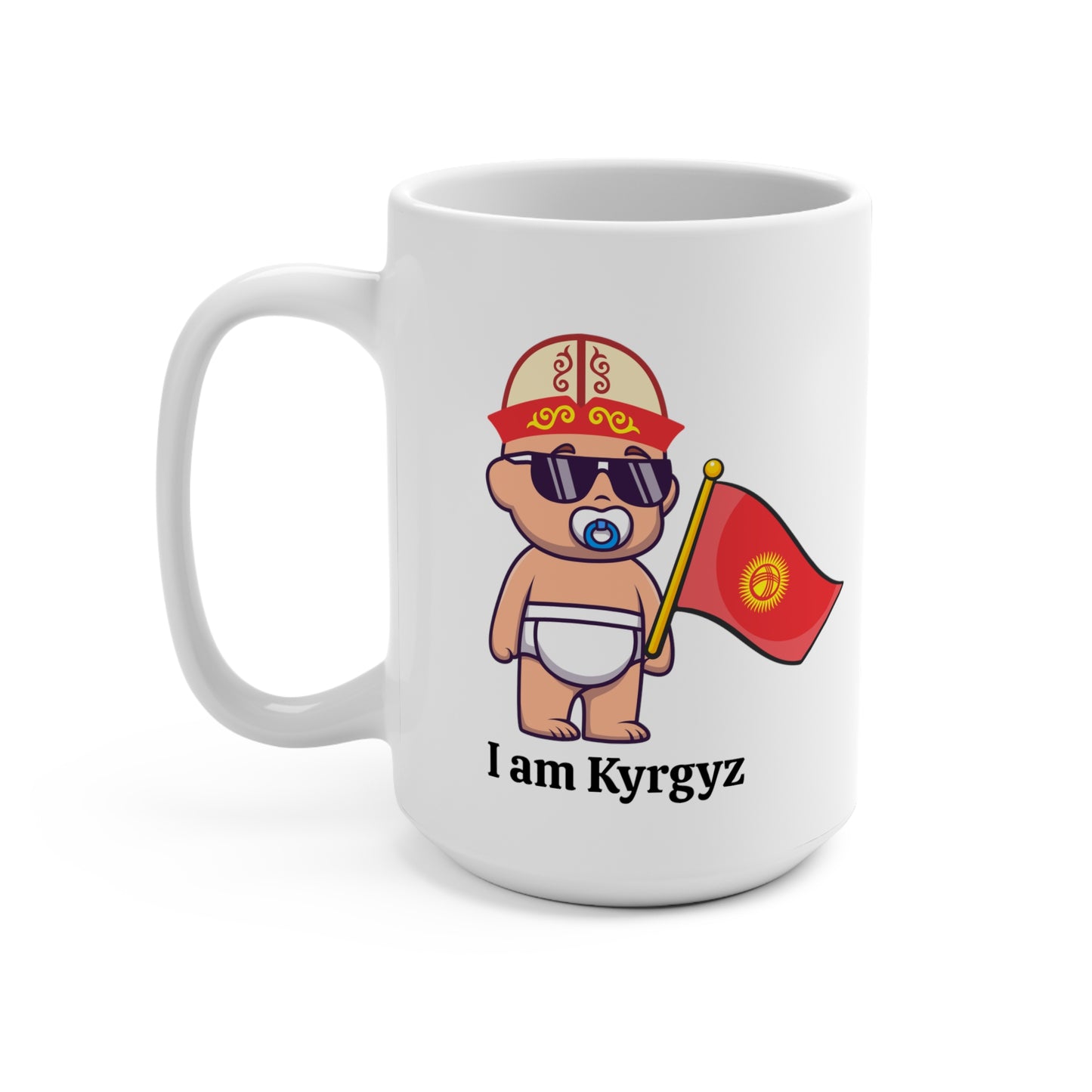 I am Kyrgyz Mug 15oz