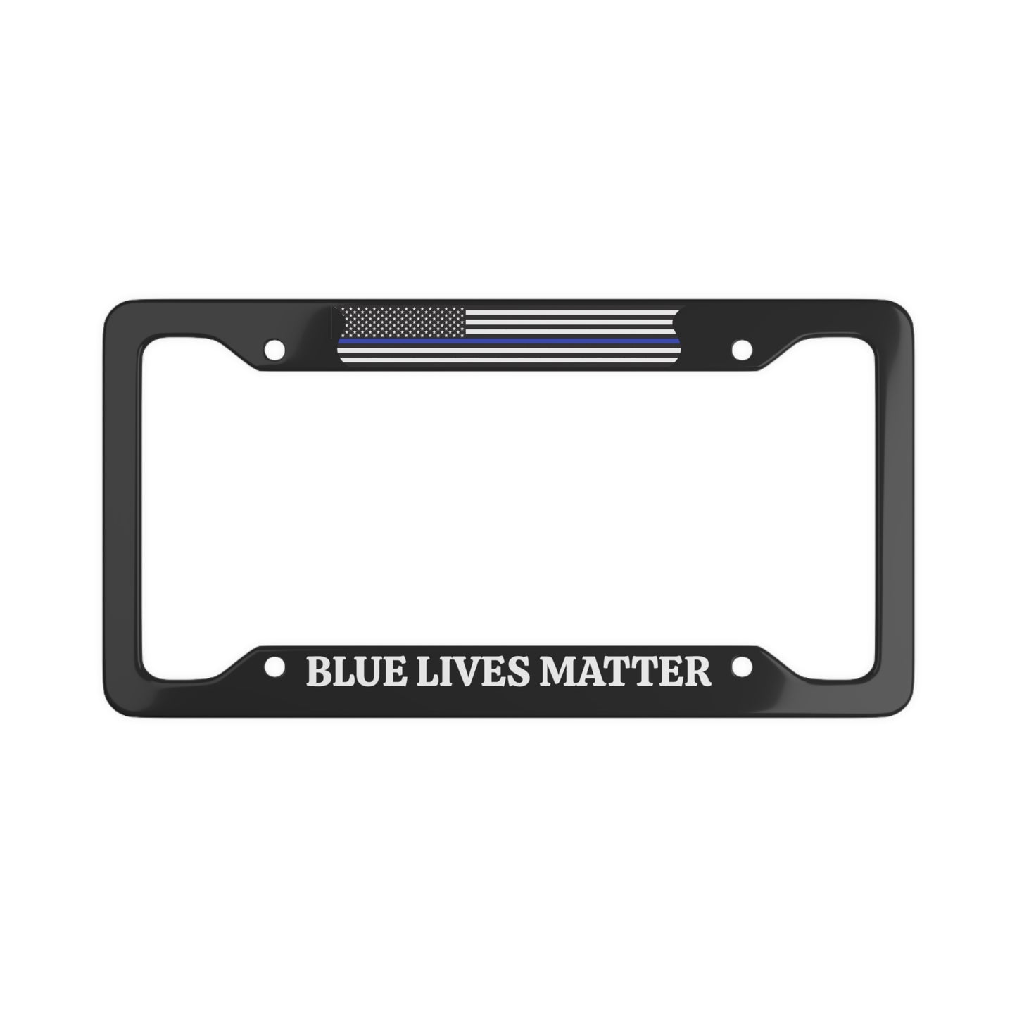 Blue Lives Matter, US Law Enforcement Appreciation License Plate Frame