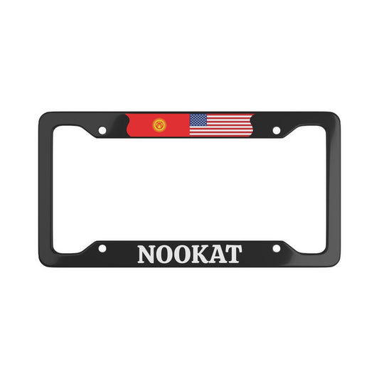 NOOKAT with flag License Plate Frame