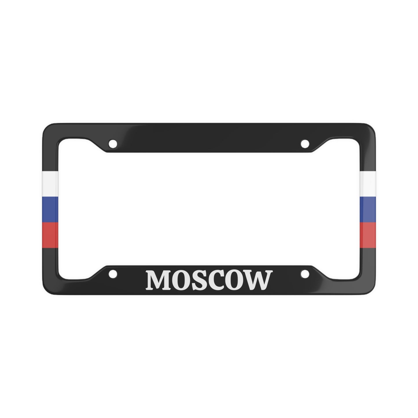 Moscow Russia License Plate Frame