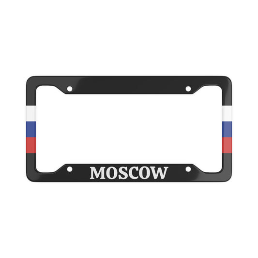 Moscow Russia License Plate Frame