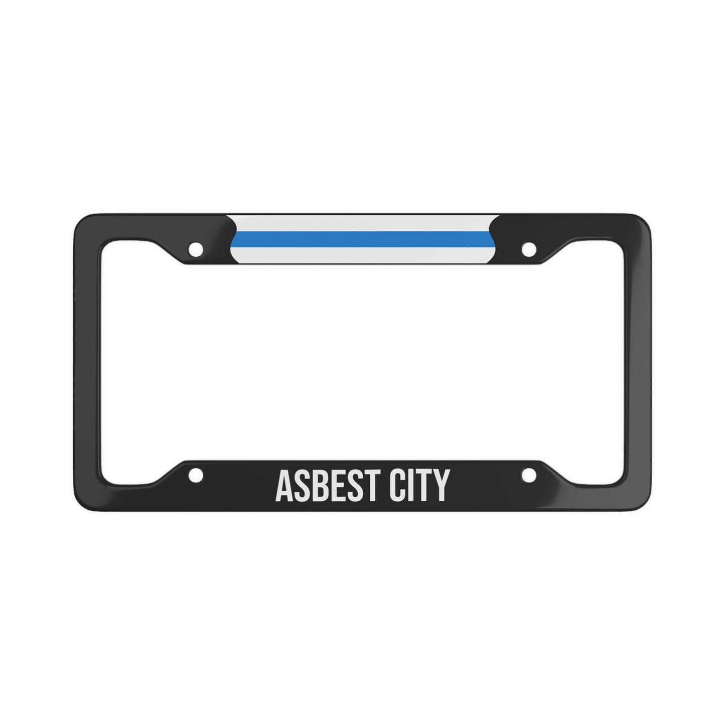 Asbest City License Plate Frame