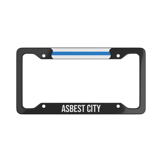 Asbest City License Plate Frame