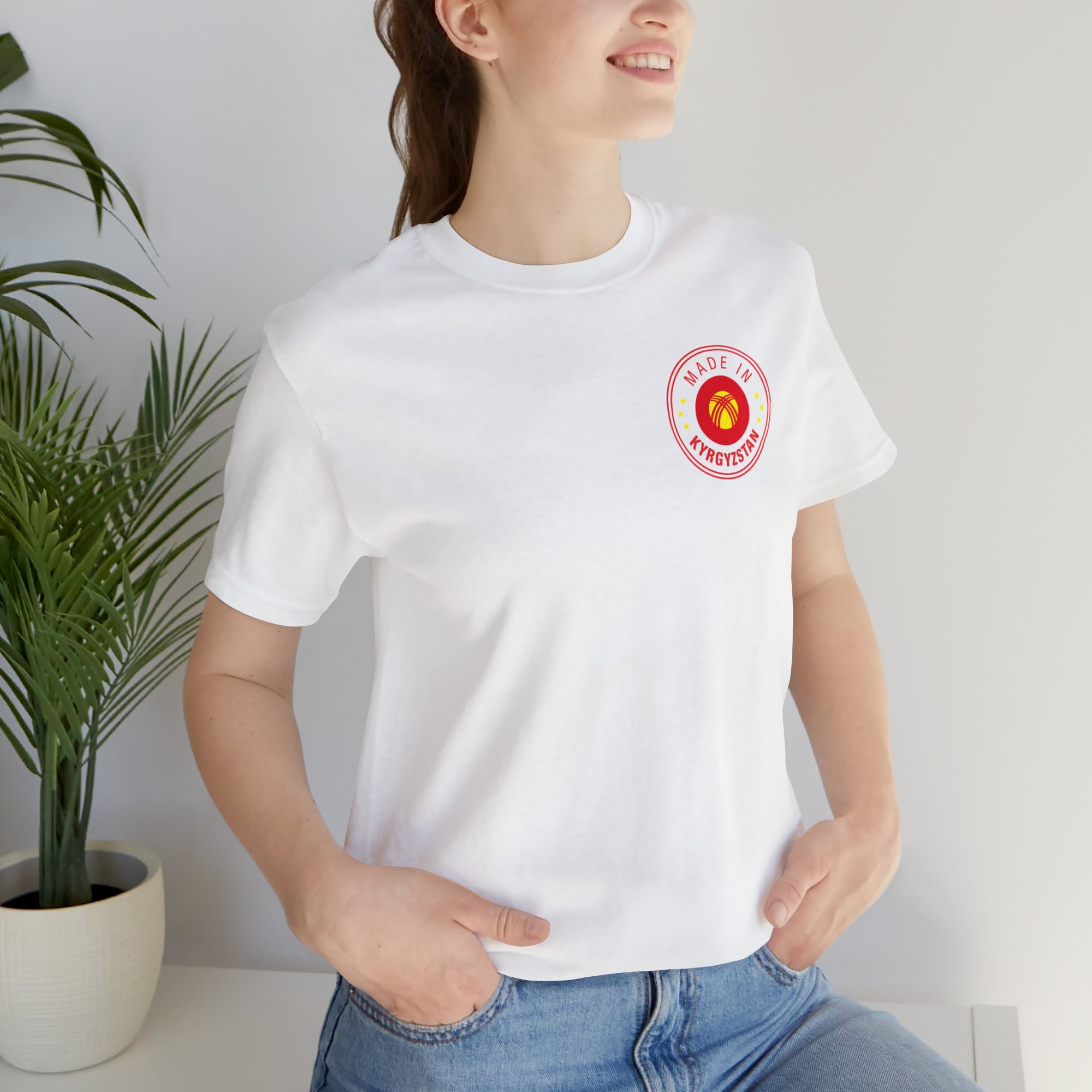 Made in Kyrgyzstan Unisex Jersey Short Sleeve Tee