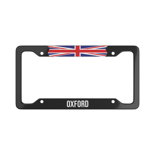 Oxford UK Flag Car Plate Frame