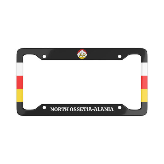 North Ossetia-Alania Side Flag License Plate Frame