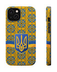 Ukraine Flag Emblem MagSafe Tough Cases