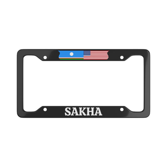 Sakha USA License Plate Frame