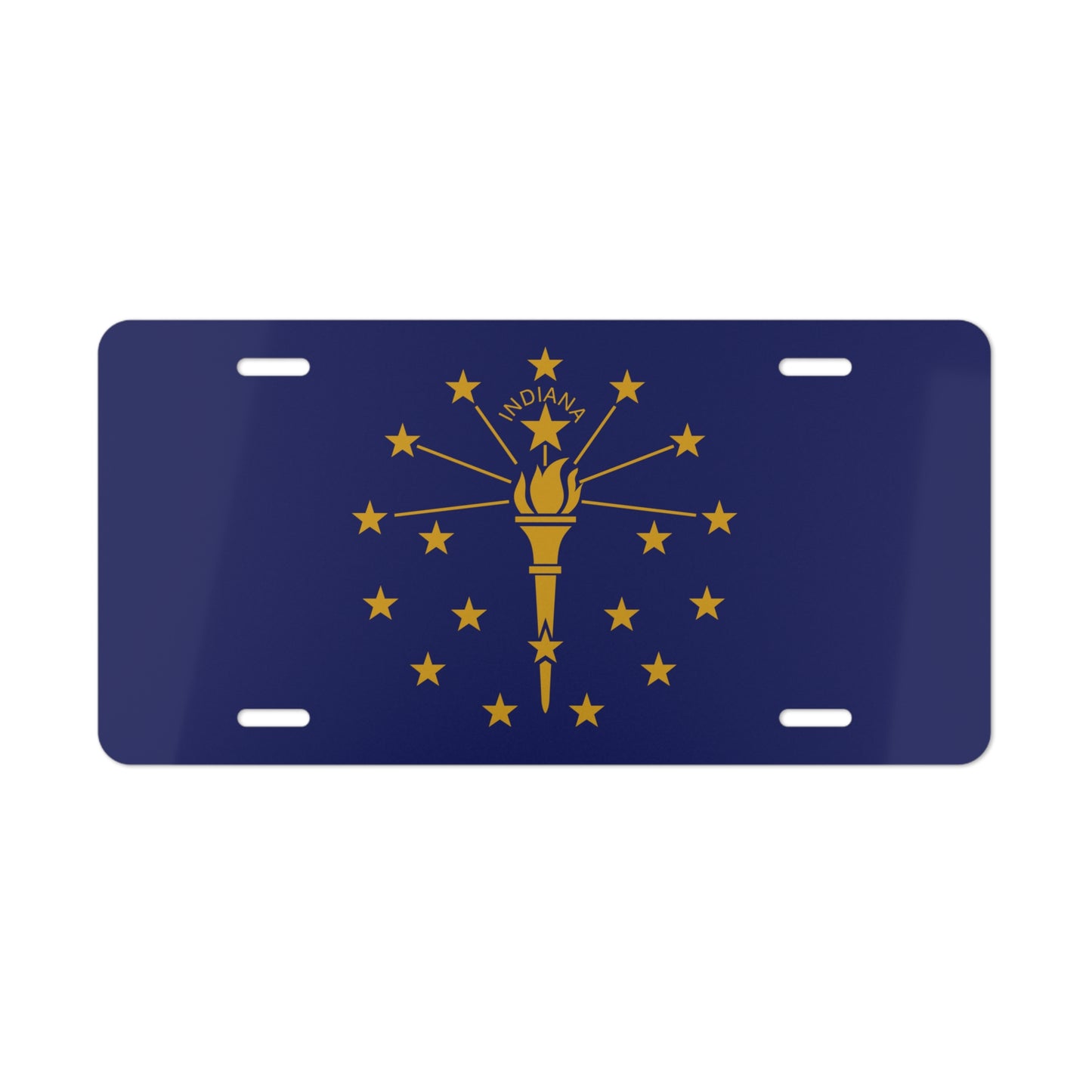 Indiana State Flag, USA Vanity Plate