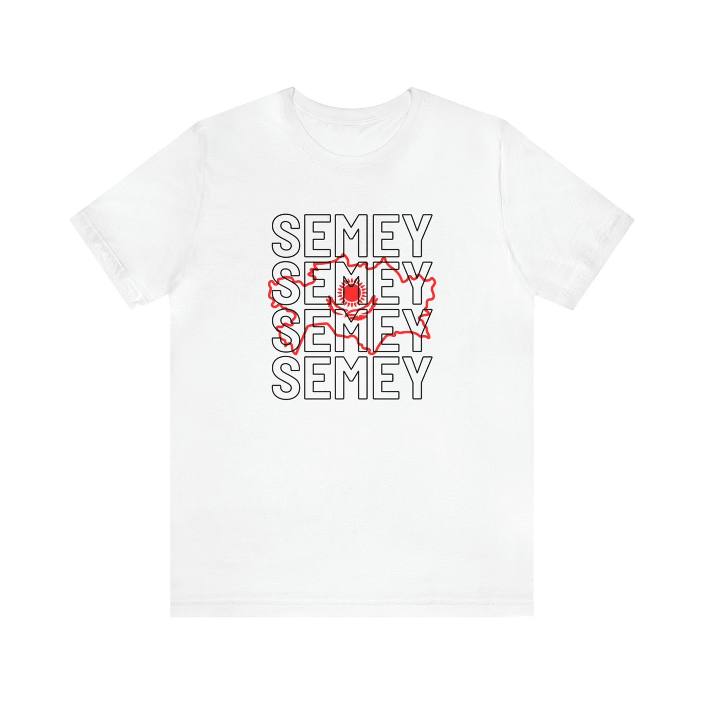 SEMEY Map Unisex T-Shirt