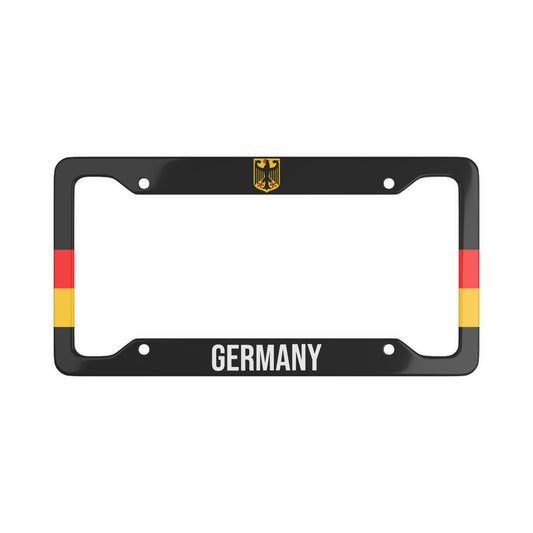 Germany Flag Coat of Arms Car Plate Frame