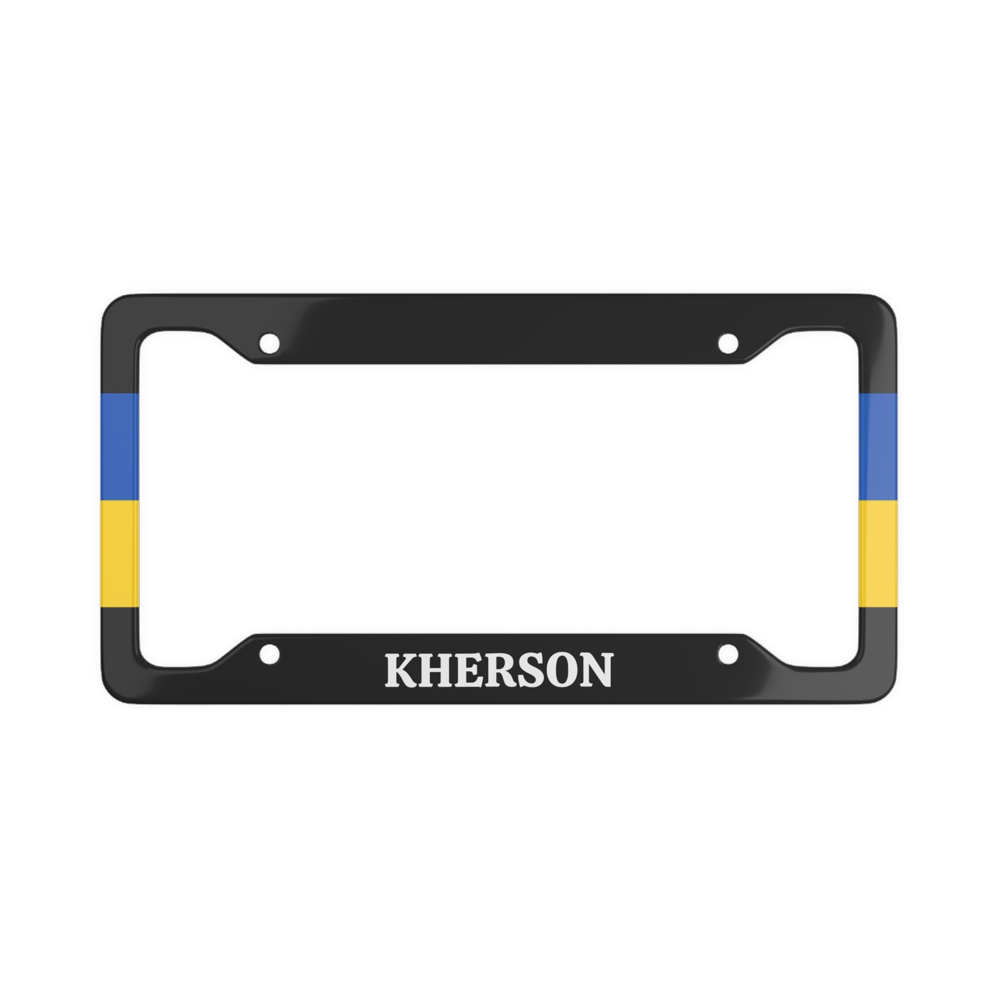 KHERSON with flag License Plate Frame