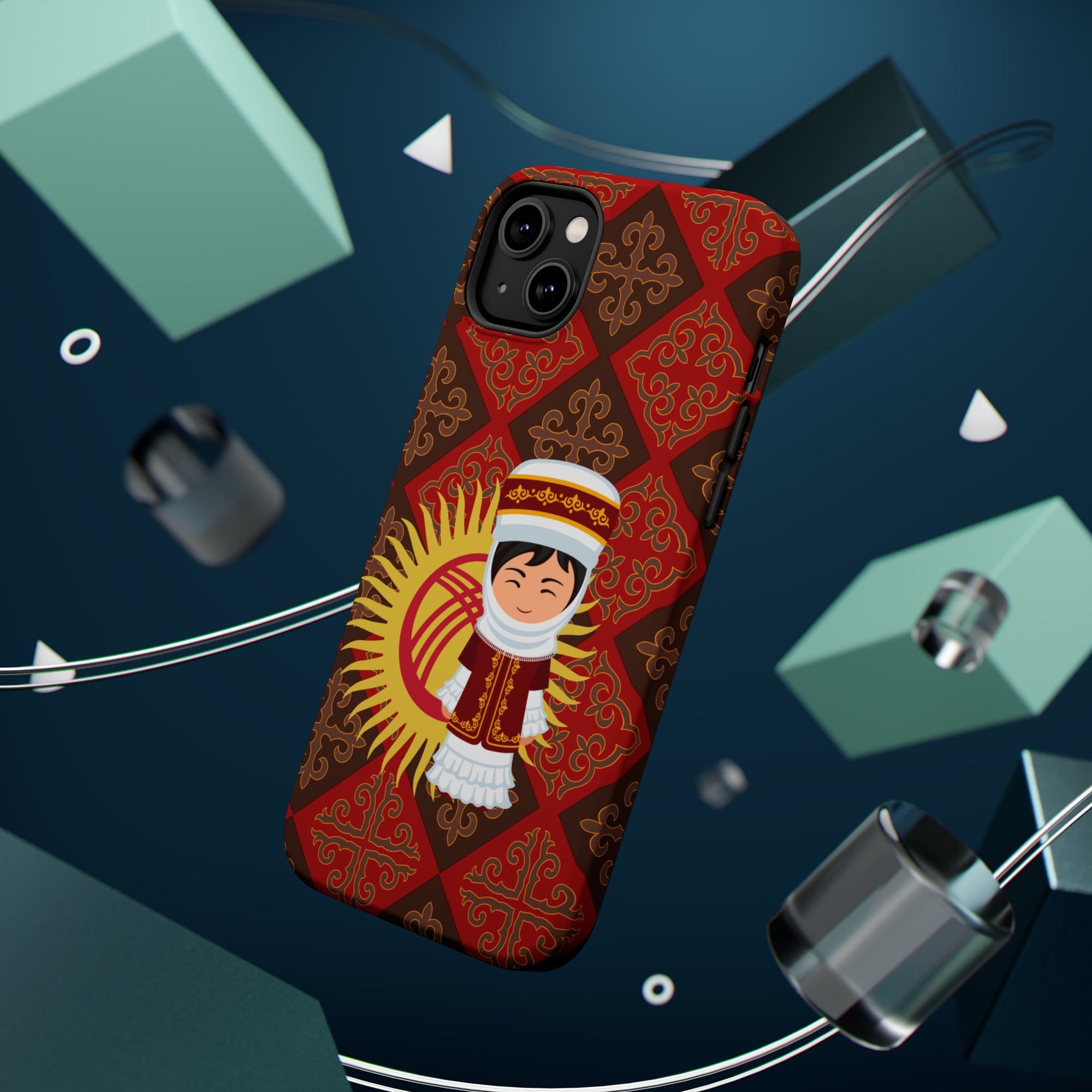 Kyrgyzstan Traditional Clothing MagSafe Tough Cases