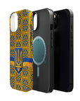 Ukraine Flag Emblem MagSafe Tough Cases