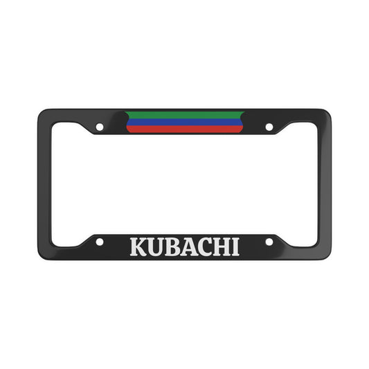 Kubachi License Plate Frame