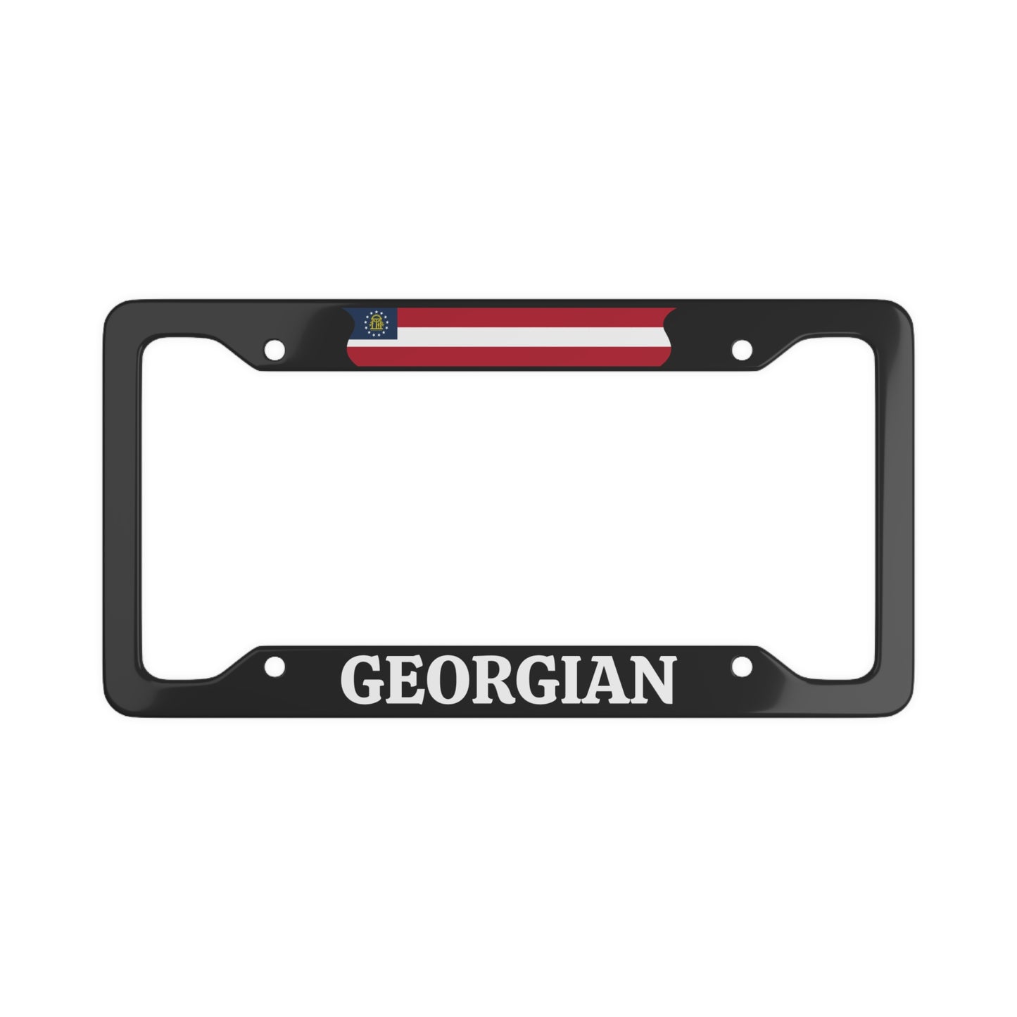 Georgian, Georgia State, USA License Plate Frame