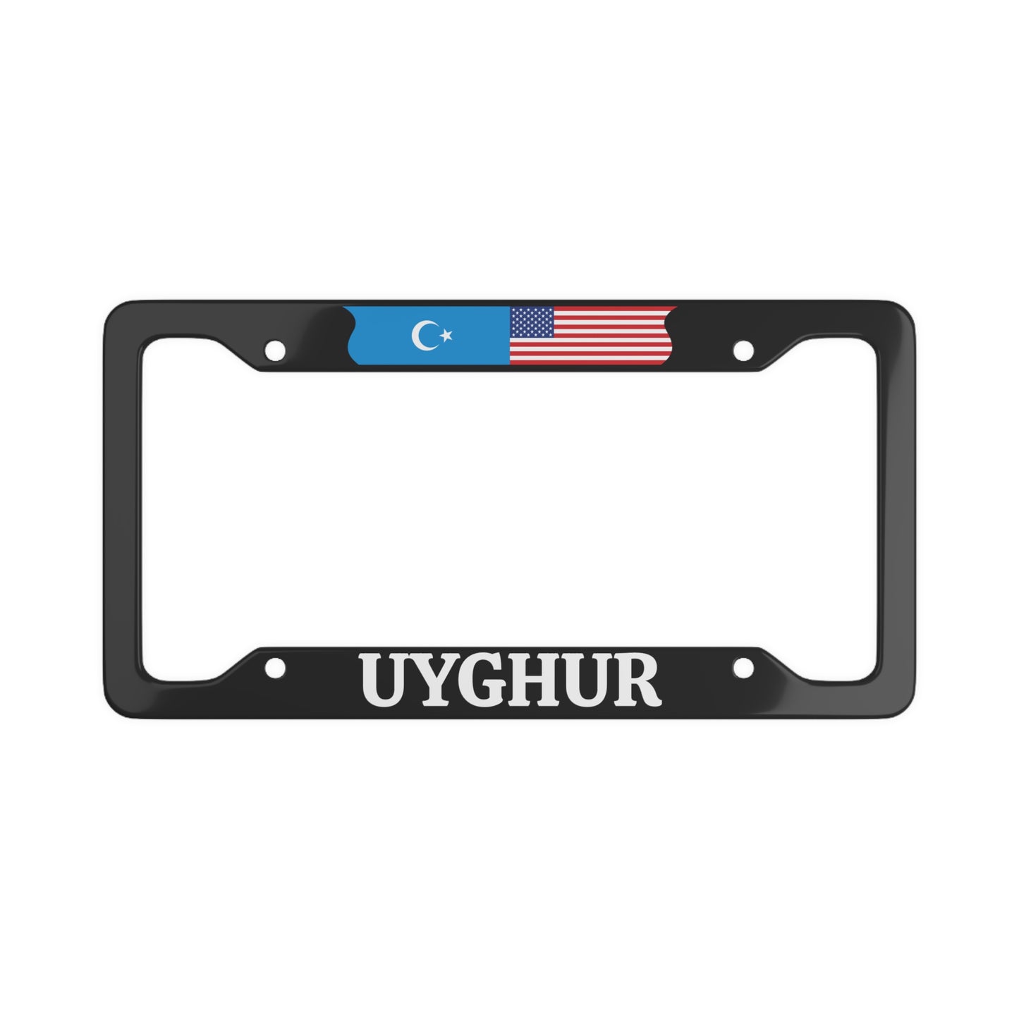 Uyghur American License Plate Frame
